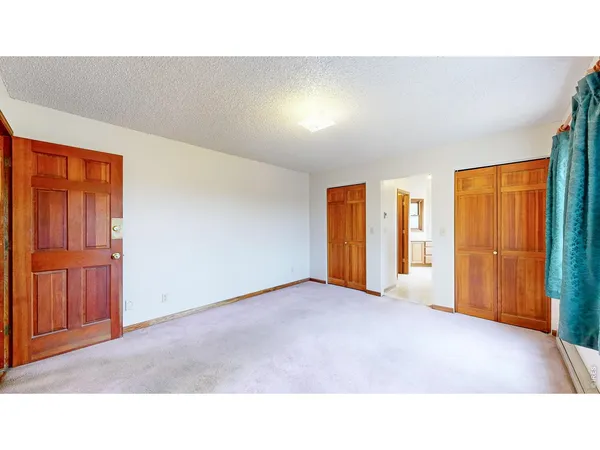 a living room with a large window