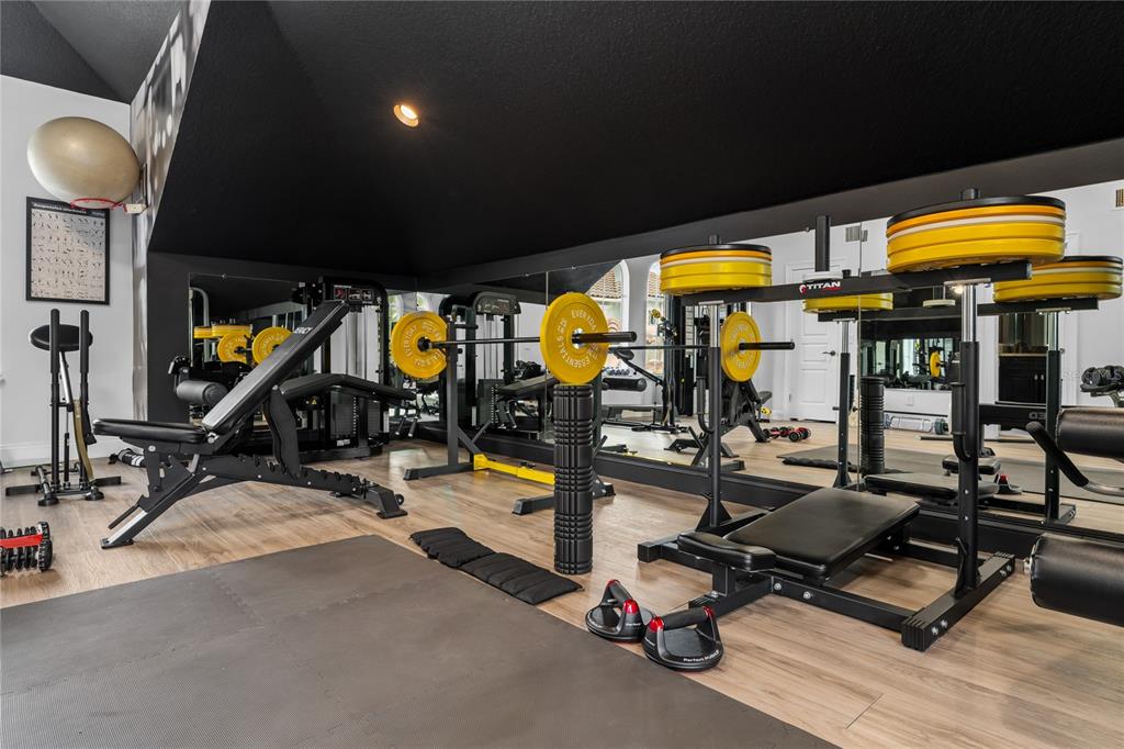 9343 Tibet Pointe Circle Windermere, FL 34786 - Photo 64 of 98 a view of a room with gym equipment