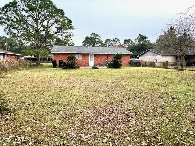 719 Wattigny Street Jeanerette, LA 70544 - Photo 15 of 15 Large Backyard