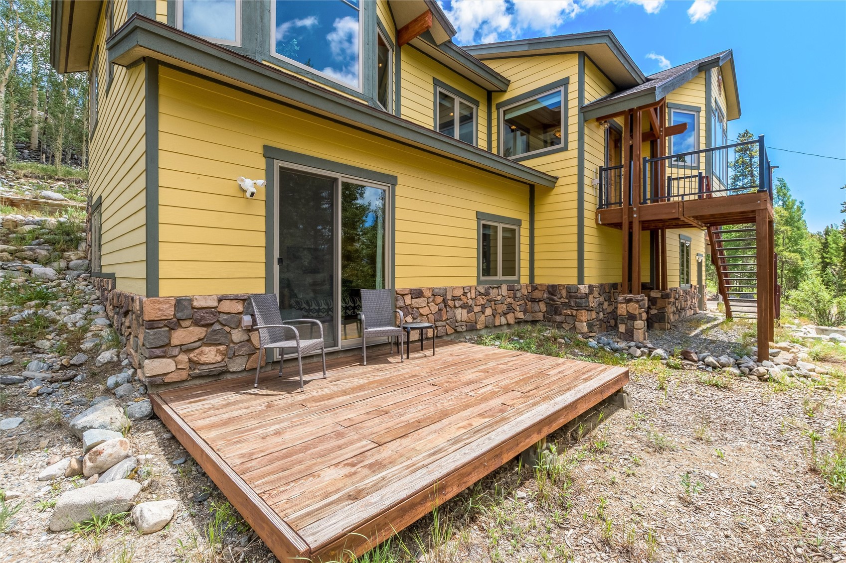 592 Ponderosa Road Fairplay, CO 80440 - Photo 38 of 45 a view of house with a patio