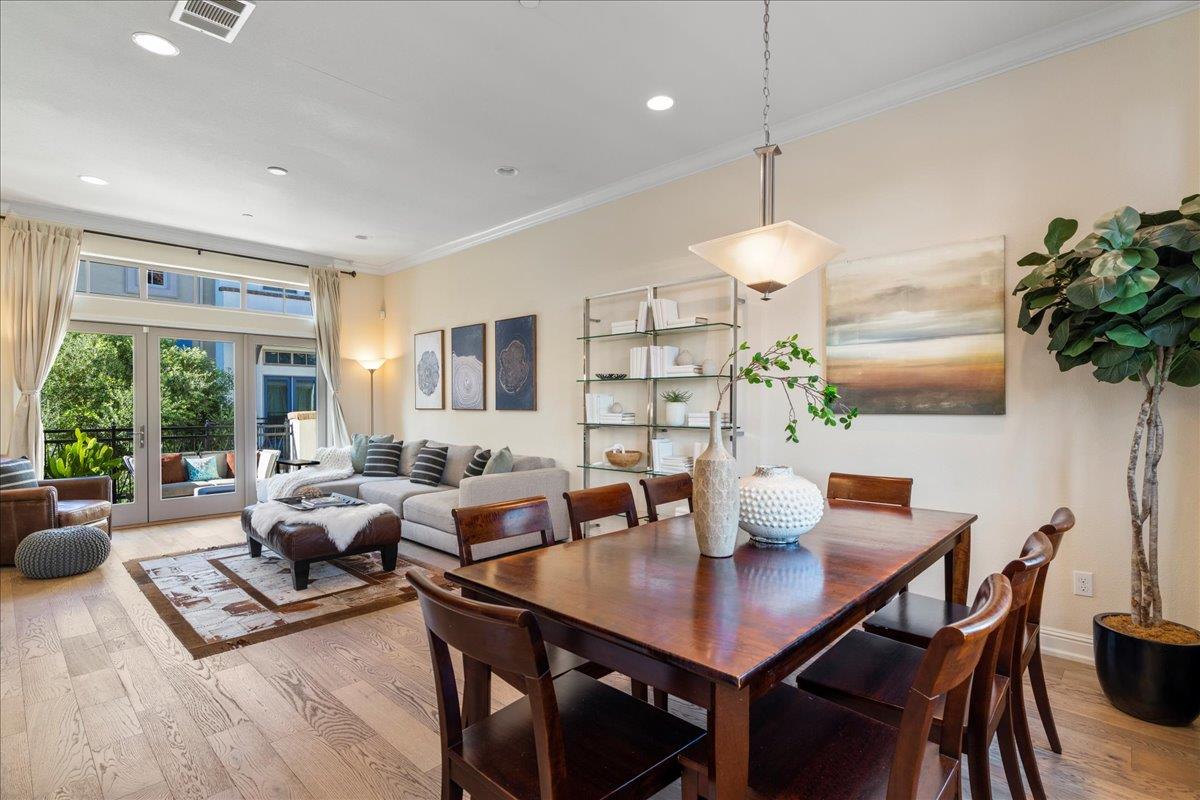 725 Reflection Way Mountain View, CA 94043 - Photo 14 of 39 a view of a dining room with furniture window and outside view
