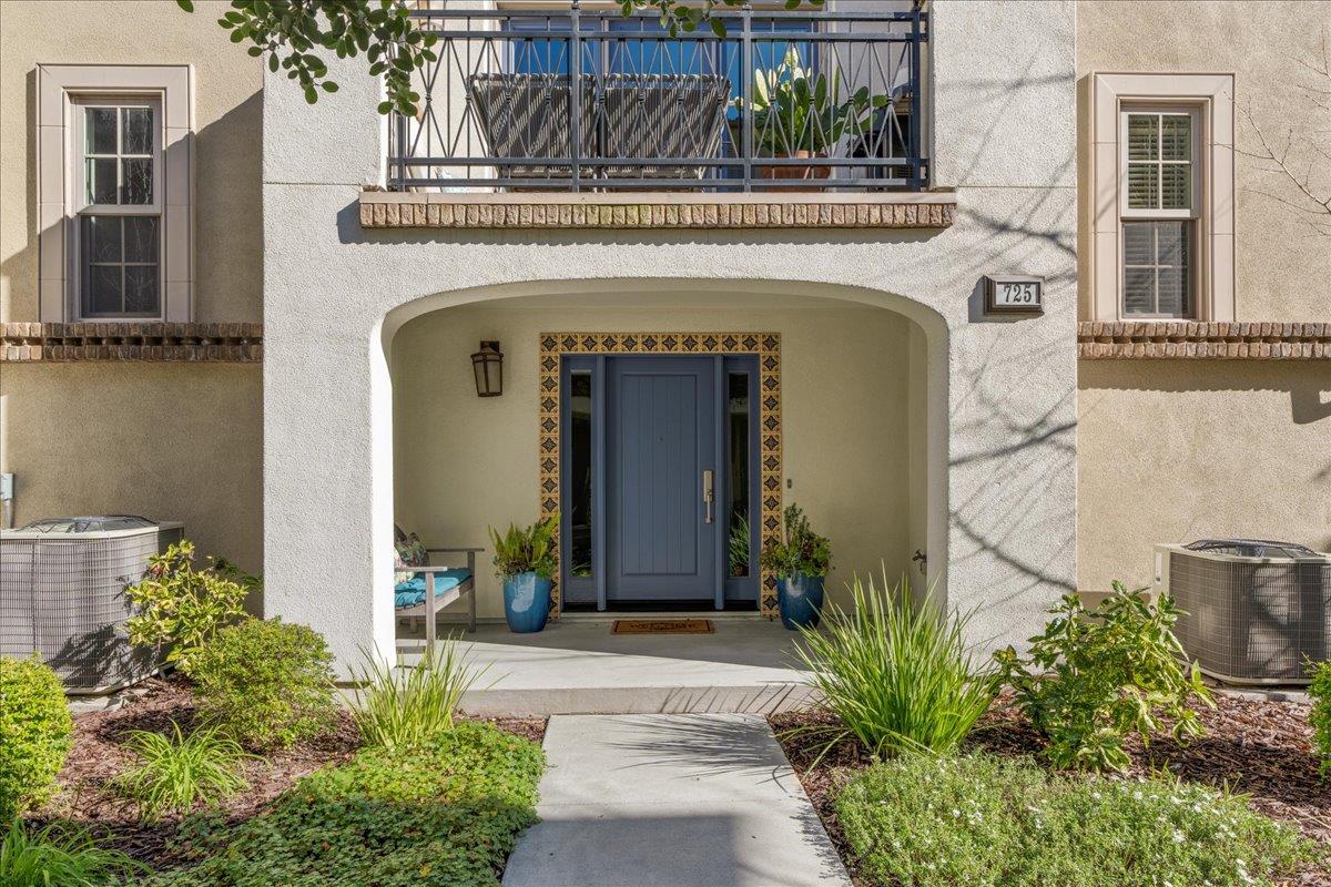 725 Reflection Way Mountain View, CA 94043 - Photo 2 of 39 front view of a house with potted plants