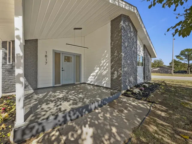 a view of a house with a snow