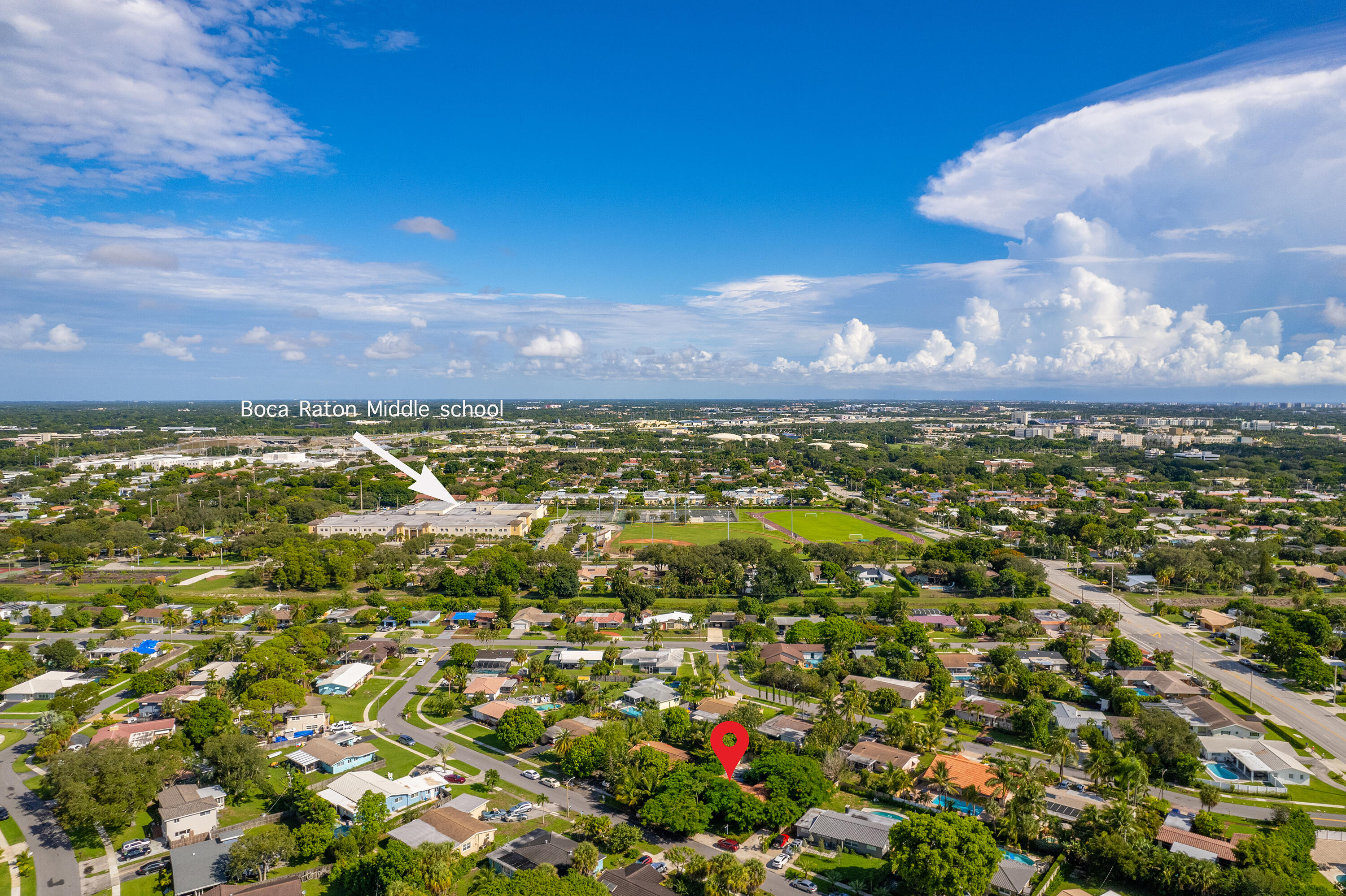 598 Northwest 12th Terrace Boca Raton, FL 33486 - Photo 4 of 46 Mlsl-Res_Aerial-0125a