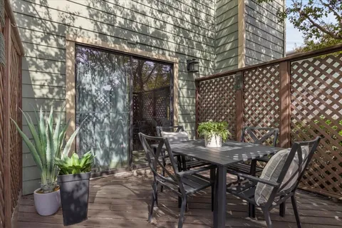 a view of an outdoor seating