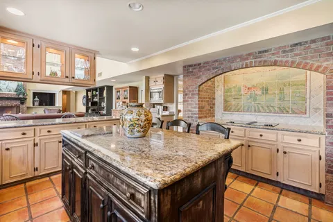 a bathroom with a tub