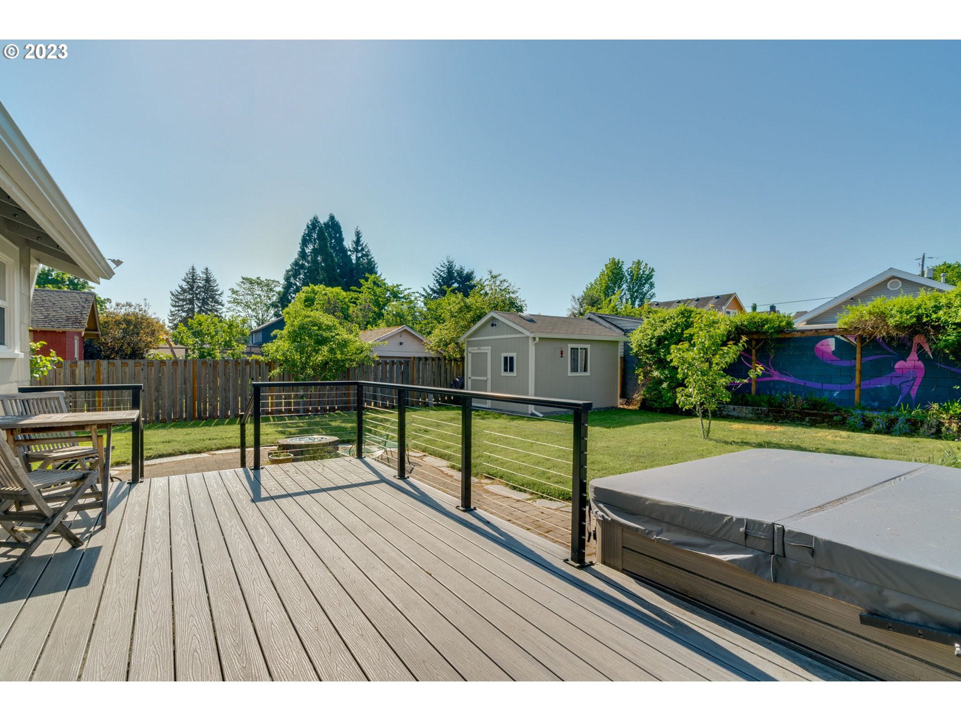4504 Northeast Alberta Court Portland, OR 97218 - Photo 29 of 37 a view of a bench in the roof deck
