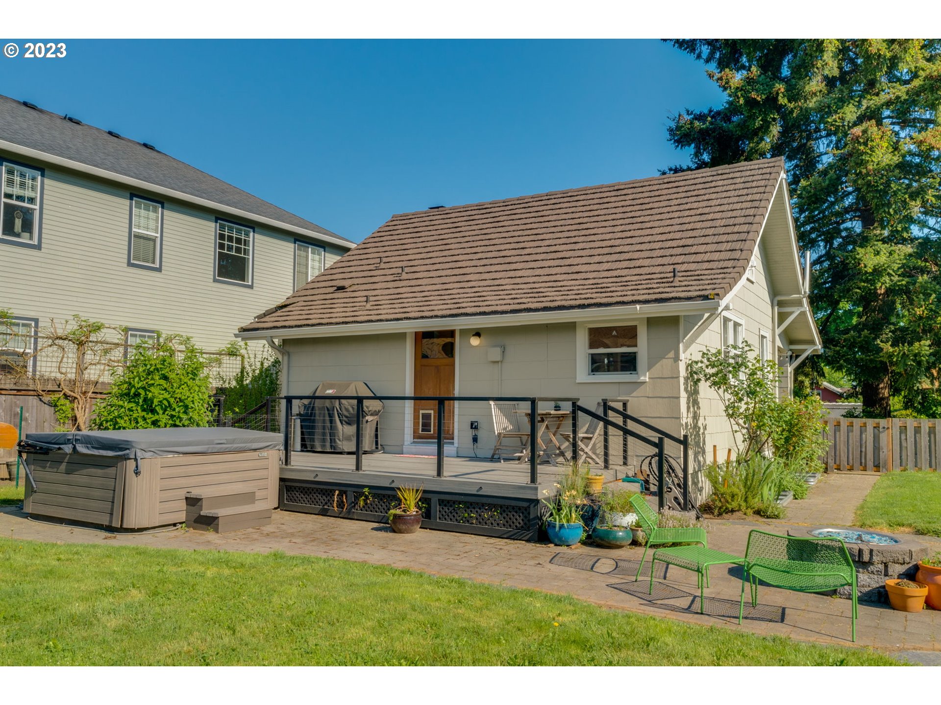 4504 Northeast Alberta Court Portland, OR 97218 - Photo 35 of 37 a view of house with a yard