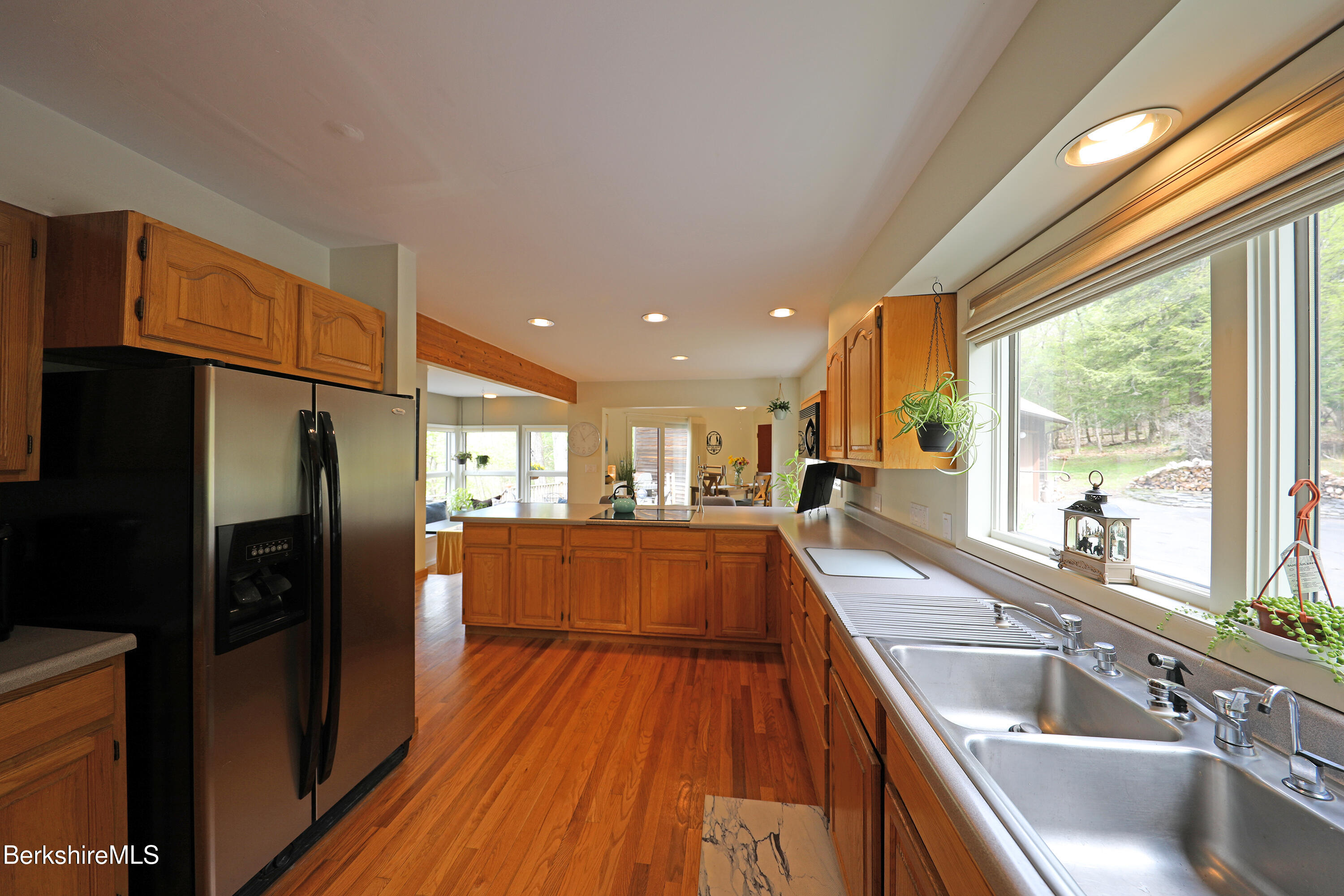126 Temple Road New Lebanon, NY 12125 - Photo 23 of 37 a view of a kitchen with a large window