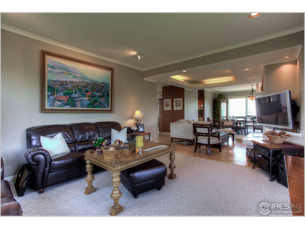 6547 Red Hill Road Boulder, CO 80302 - Photo 10 of 25 a living room with furniture and a flat screen tv