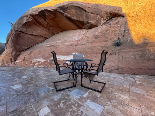 3439 Westwater Road Moab, UT 84532 - Photo 30 of 64 View of patio / terrace featuring outdoor dining space