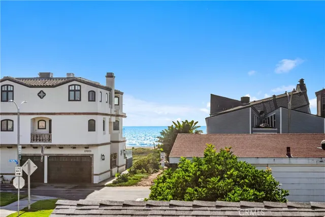 a view of an ocean beach