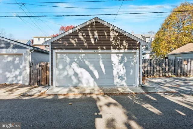 a view of a house with a street