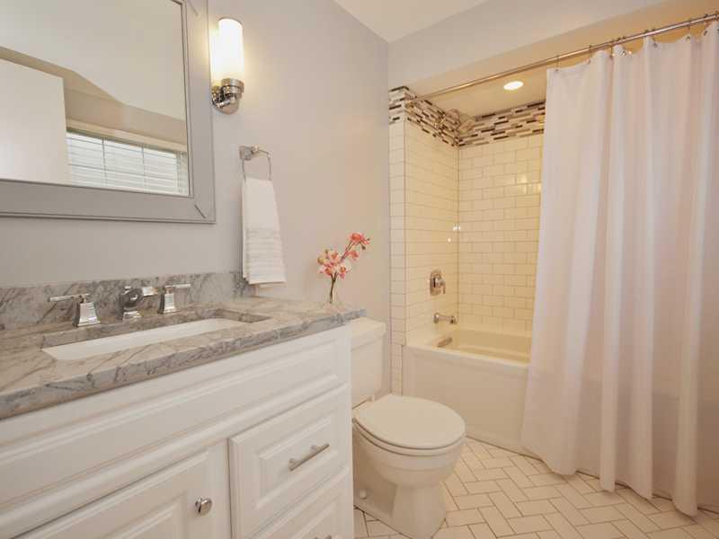 146 Orchard Spring Road Pittsburgh, PA 15220 - Photo 20 of 25 Full Bath. This gorgeous bath on the upper level has been completely redone. Beautiful tiling, marble vanity, new faucet, fixtures, cabinetry - the works! The highlight of the remodel is the luxurious soaking tub.