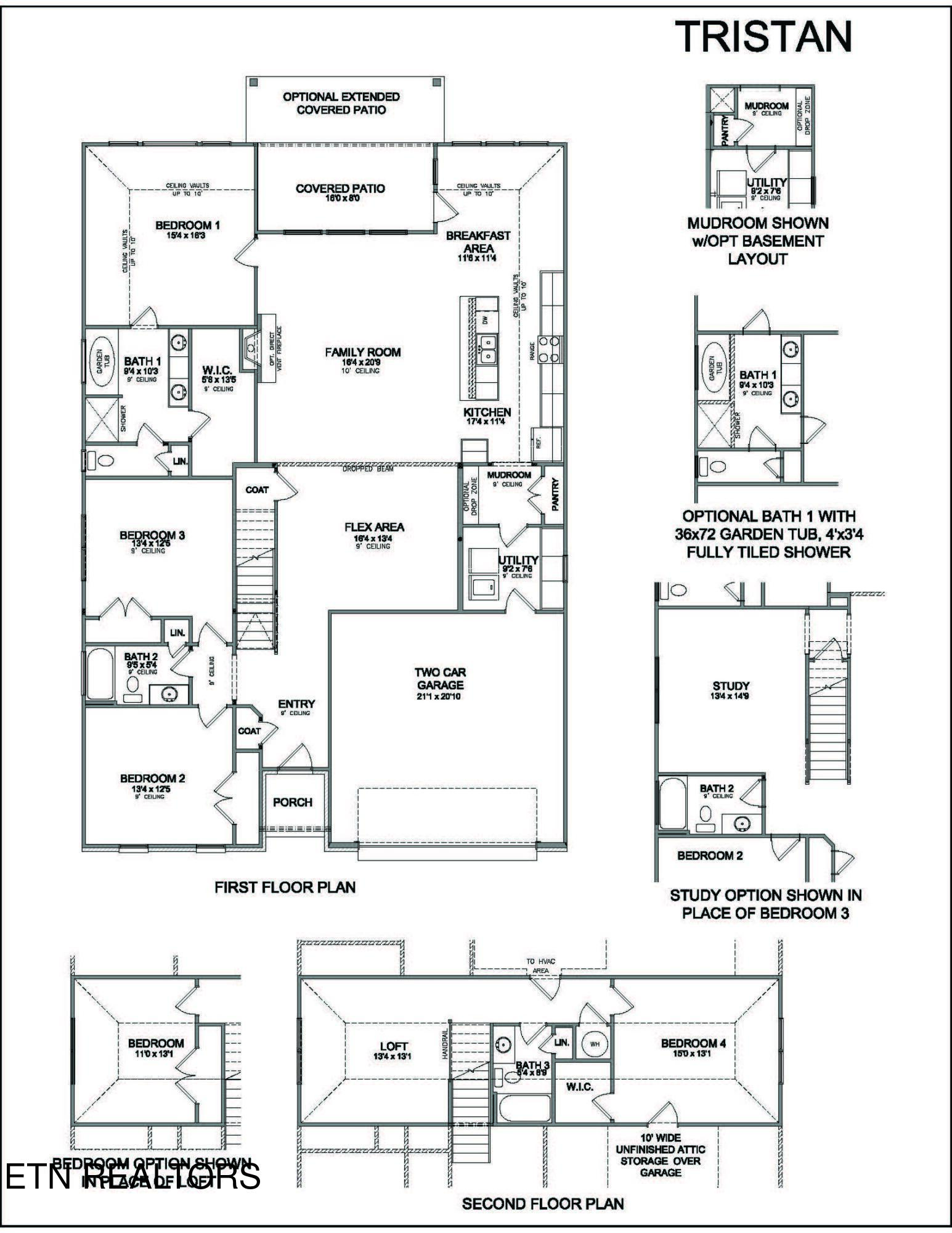 1792 Hickory Reserve Road Knoxville, TN 37932 - Photo 2 of 2 Tristan Floorplan Revised 4.04.25