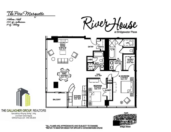 $3,500 | 335 Bridge Street Northwest, Unit 2006, Grand Rapids, MI 49504