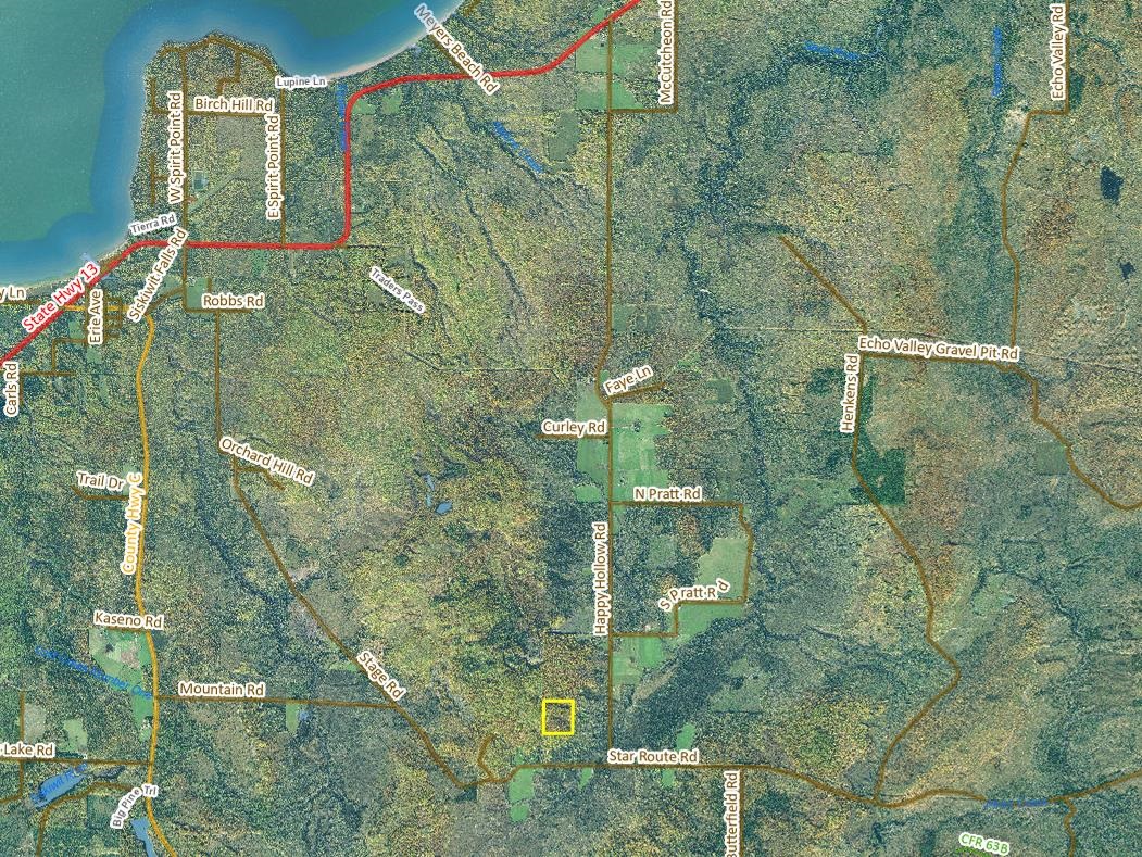 85455 Happy Hollow Road Bayfield, WI 54814 - Photo 7 of 60 Aerial View With Lake Superior