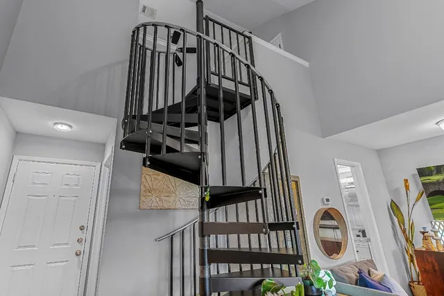 a view of front door