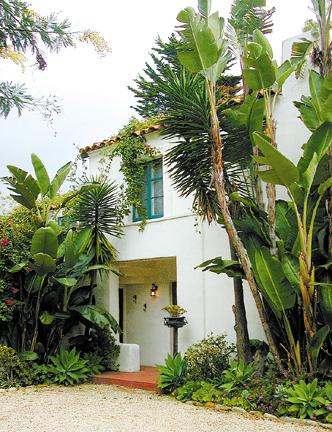 490 Hot Springs Road Santa Barbara, CA 93108 - Photo 5 of 6 a front view of a house with garden