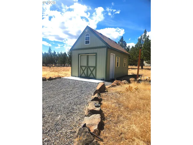a view of a terrace with a bench