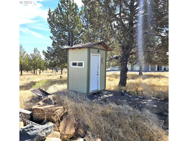 a backyard of a house