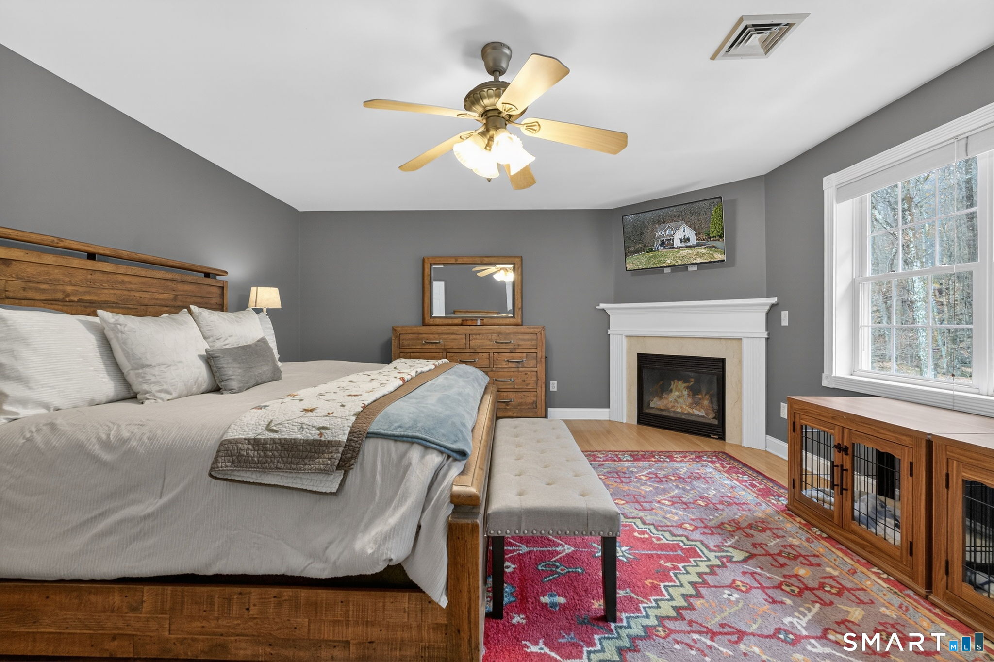 29 Boulder Ridge Southington, CT 06489 - Photo 19 of 40 a living room with furniture and a fireplace