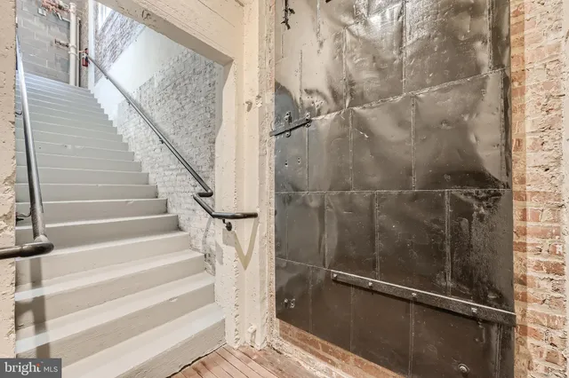 a view of a building with entryway