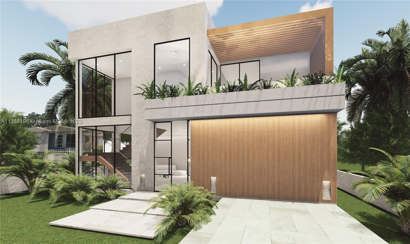 450 Southwest 21st Road Miami, FL 33129 - Photo 14 of 16 a front view of a house with garden