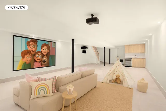 a front view of a house with glass windows