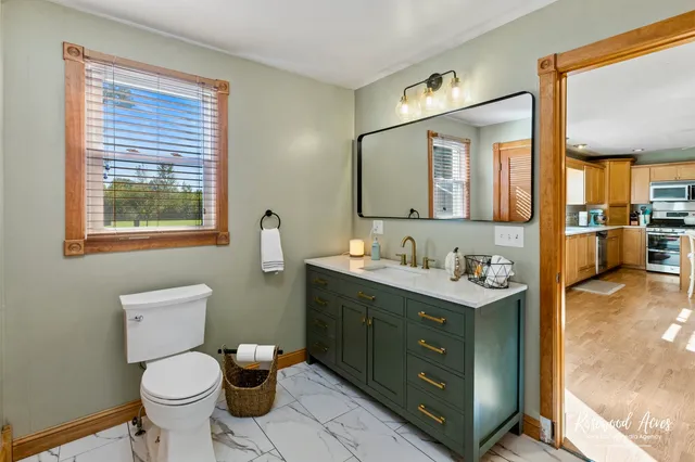 a bathroom with a tub and a sink