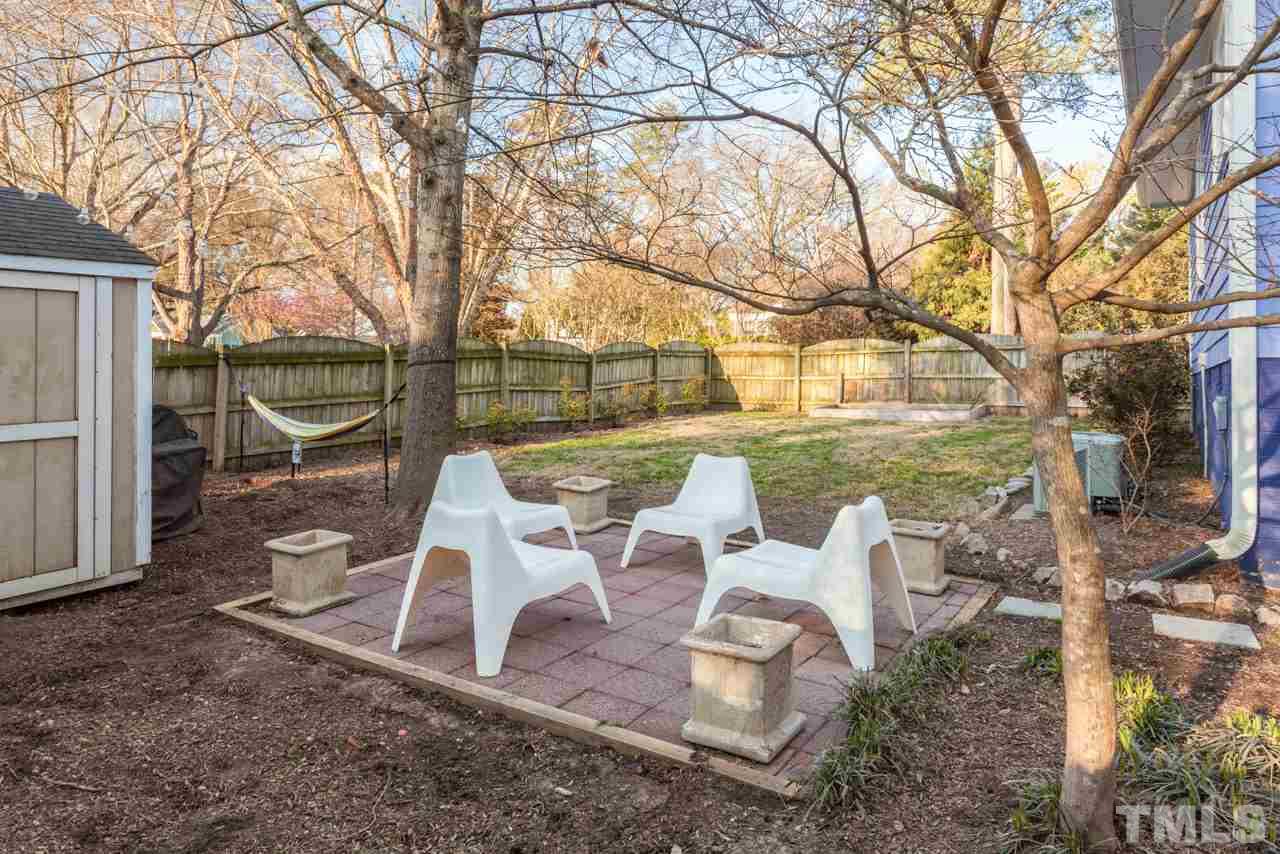500 Frank Street Raleigh, NC 27604 - Photo 9 of 23 a view of a chairs and table in backyard