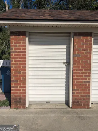 a view of a door of the house