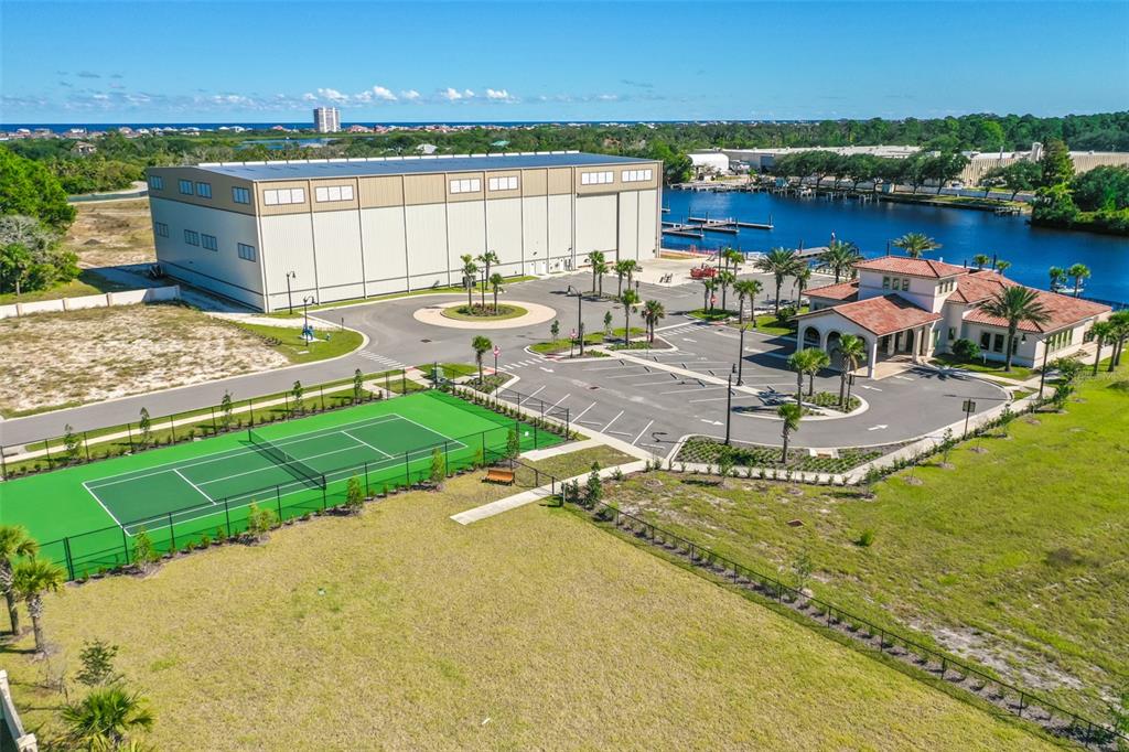 14 Rio Vista Drive Palm Coast, FL 32137 - Photo 20 of 32 swimming pool view with a lake view and mountain view