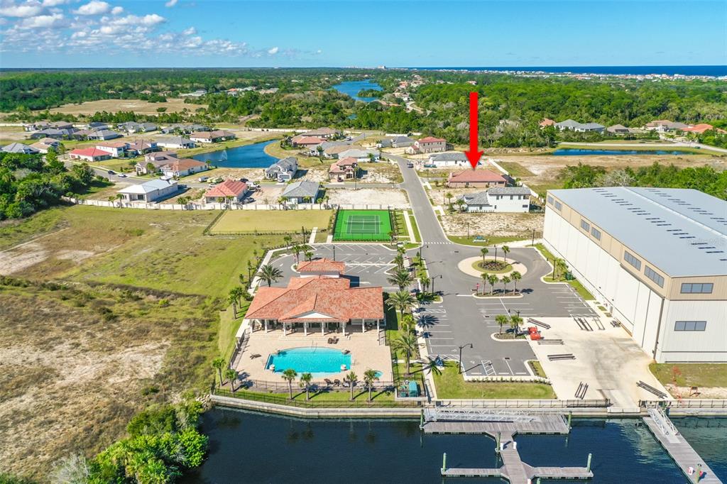 14 Rio Vista Drive Palm Coast, FL 32137 - Photo 21 of 32 an aerial view of residential houses with outdoor space and swimming pool