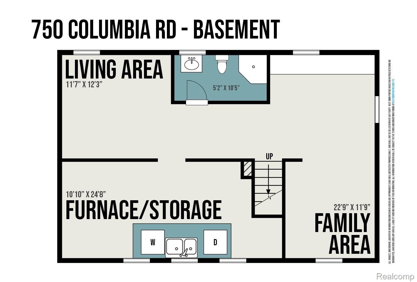750 Columbia Road Berkley, MI 48072 - Photo 35 of 35 Basement.jpg