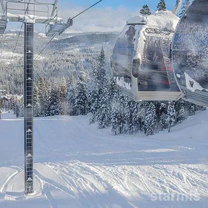 a view of a glass door