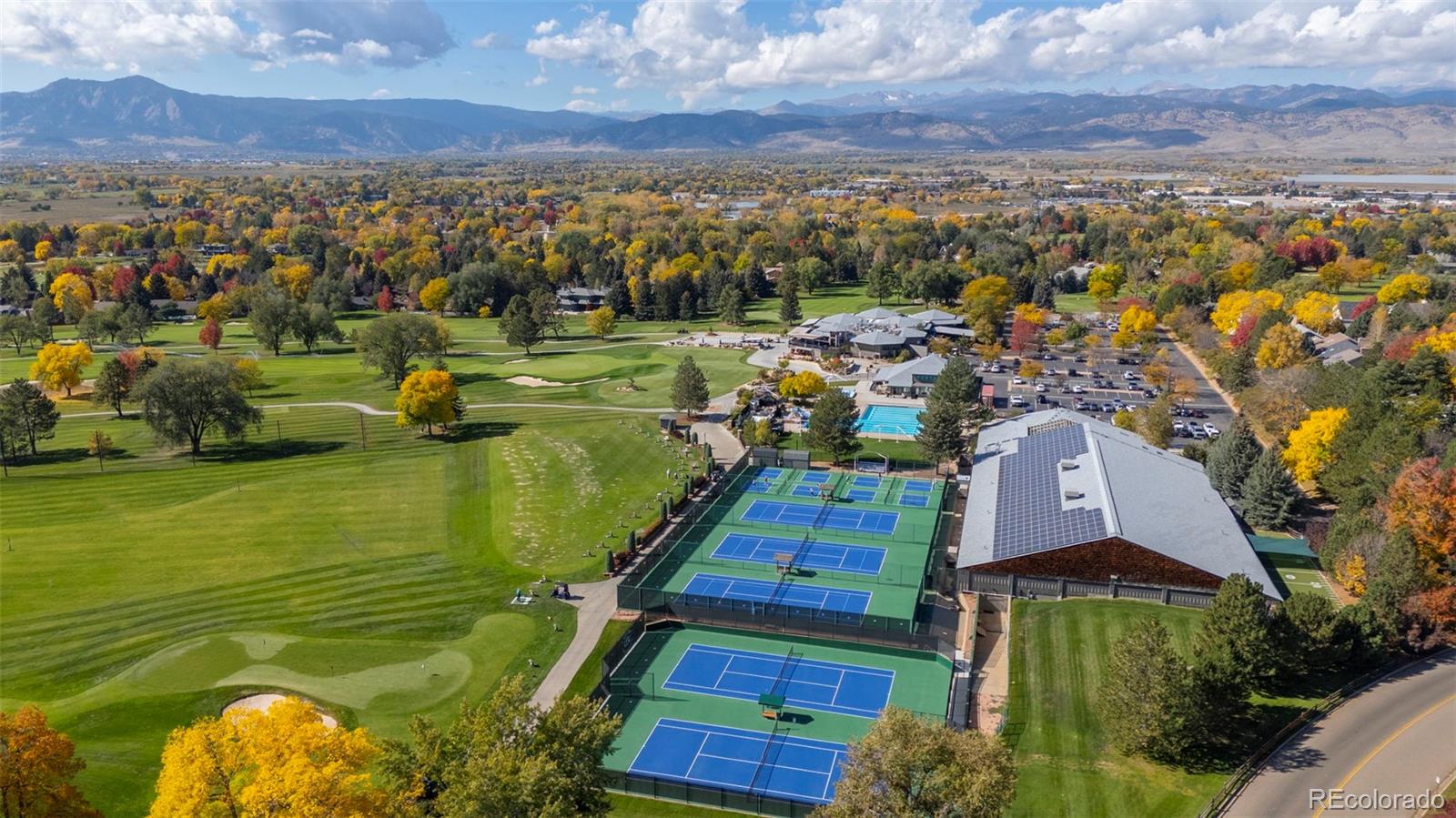 7264 Siena Way, Unit C Boulder, CO 80301 - Photo 47 of 48 an aerial view of residential houses with outdoor space