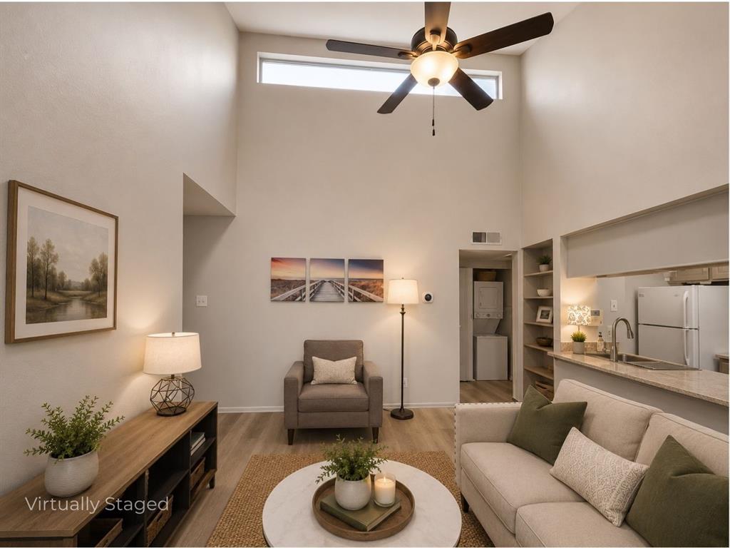 5750 Phoenix Drive, Unit 22 Dallas, TX 75231 - Photo 10 of 30 Virtually Staged Living Room
