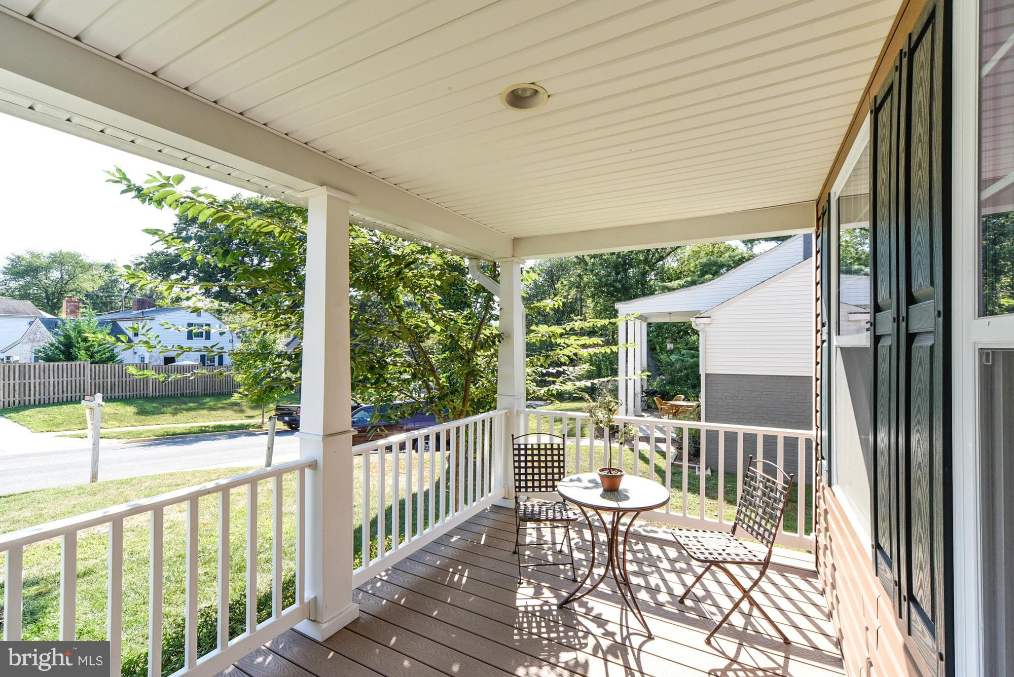 1905 Kermit Road Silver Spring, MD 20910 - Photo 2 of 24 a view of a chair and table in the balcony