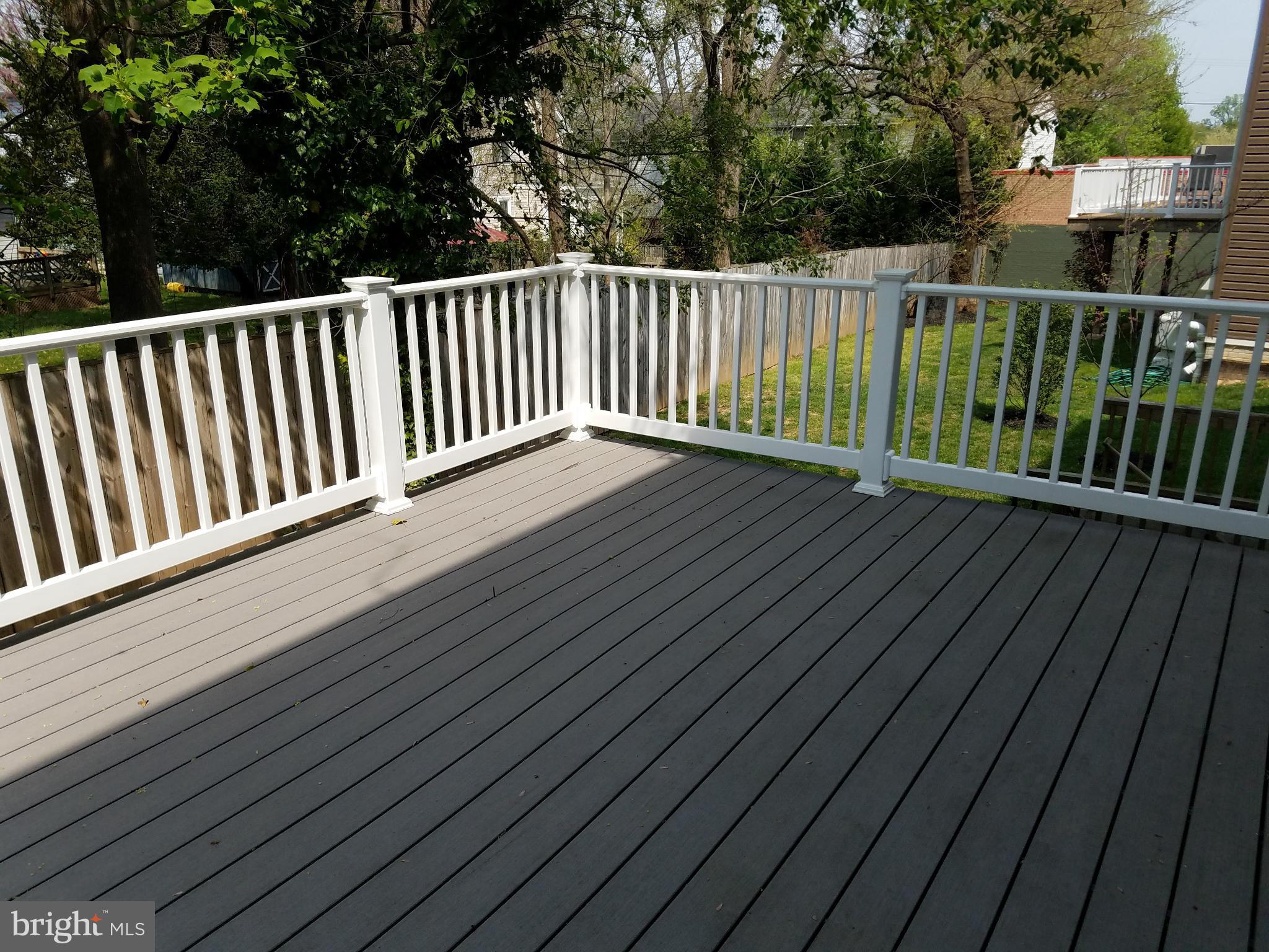 1905 Kermit Road Silver Spring, MD 20910 - Photo 22 of 24 a view of deck with wooden floor and fence