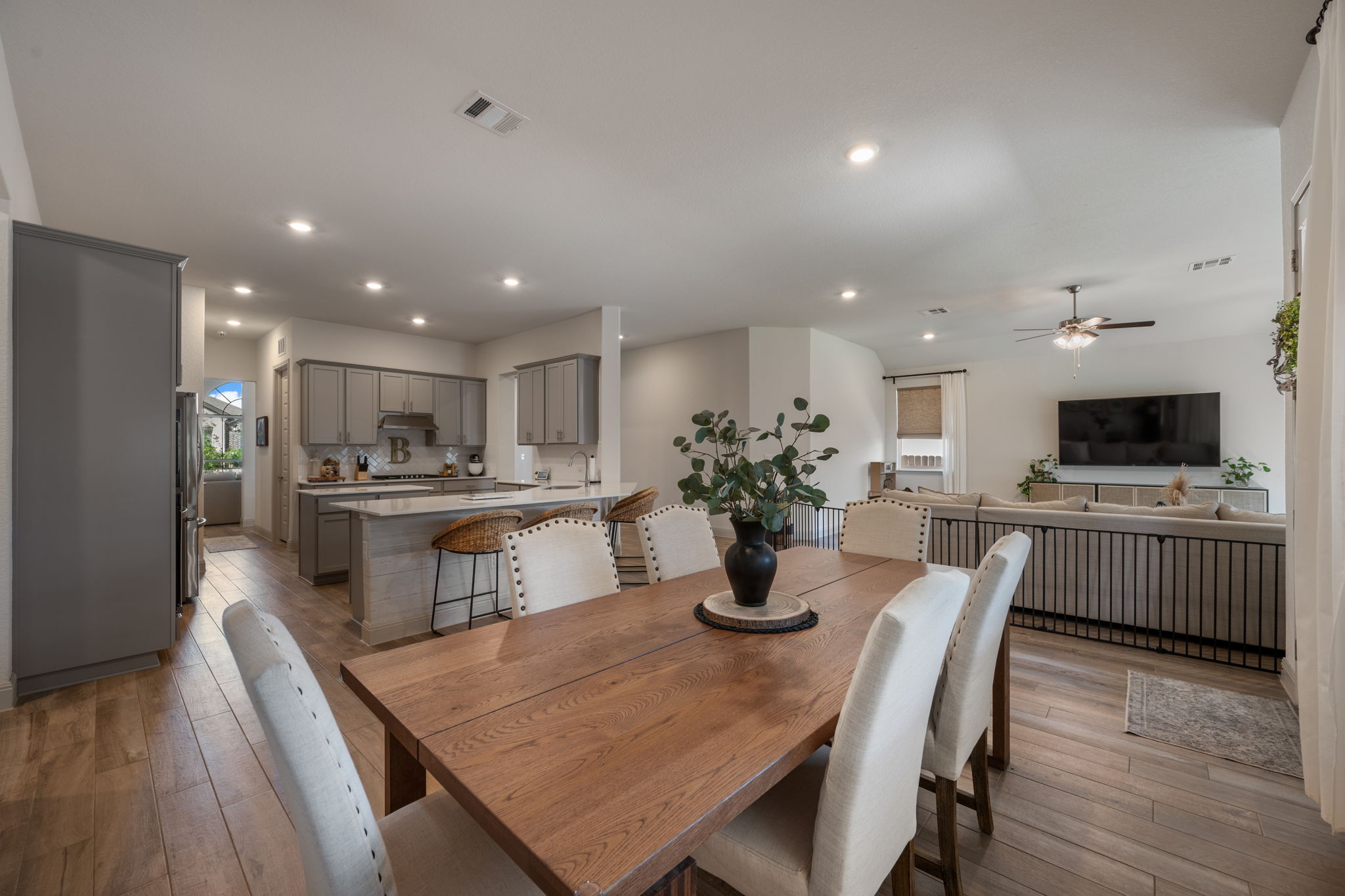 1808 Weavers Bend Georgetown, TX 78628 - Photo 12 of 30 a kitchen with a table and chairs