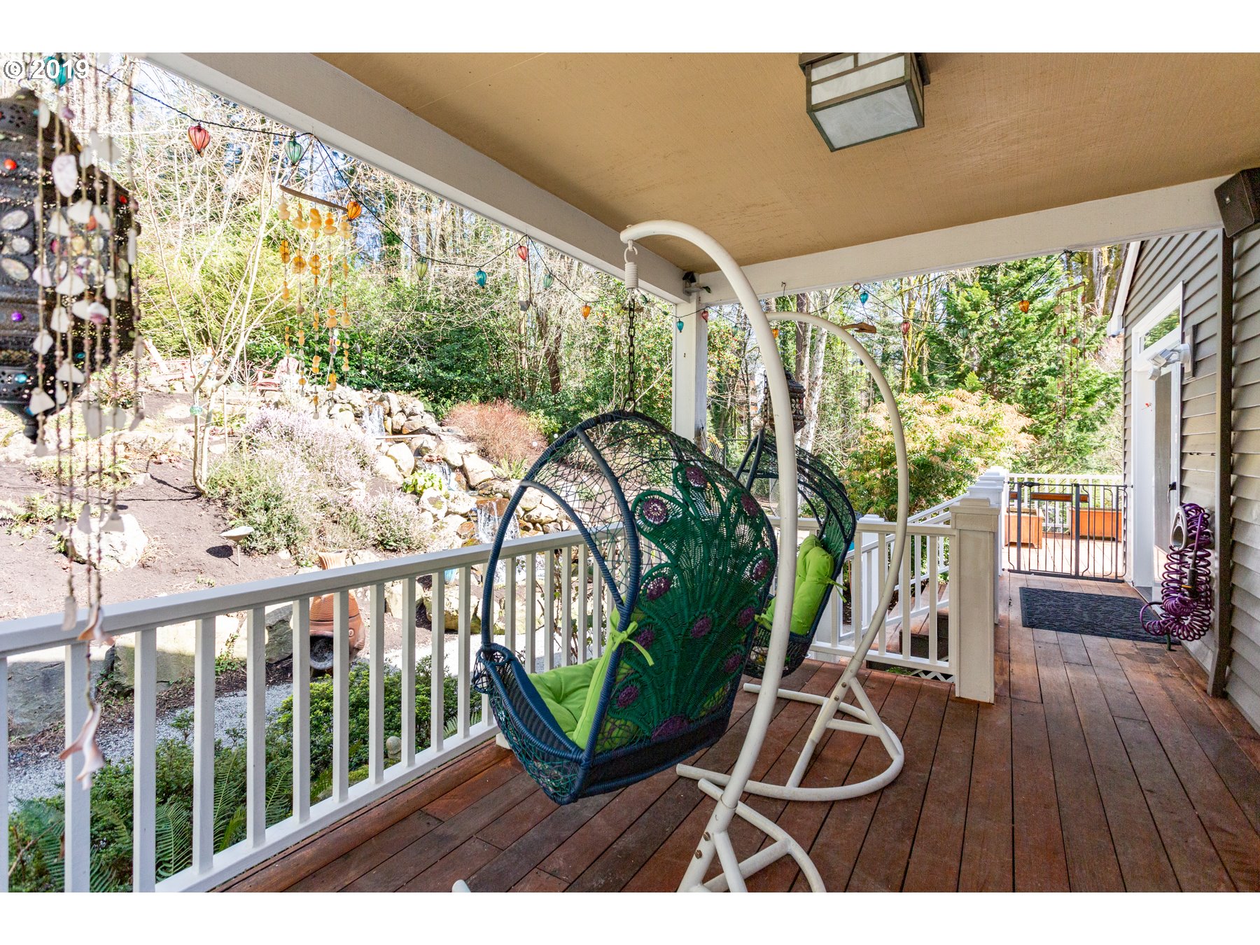 731 Southwest Bancroft Terrace Portland, OR 97239 - Photo 40 of 46 a view of a porch with wooden floor