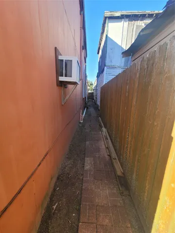 a house view with a backyard