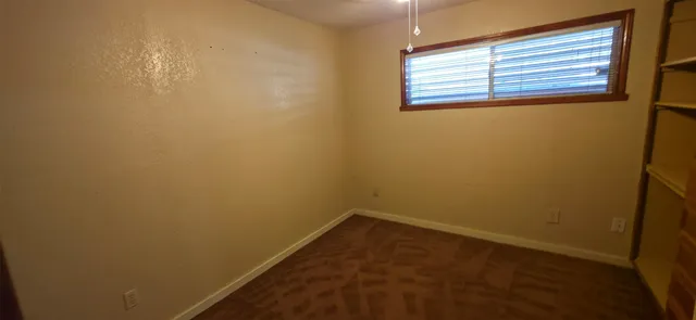 a small space with a window