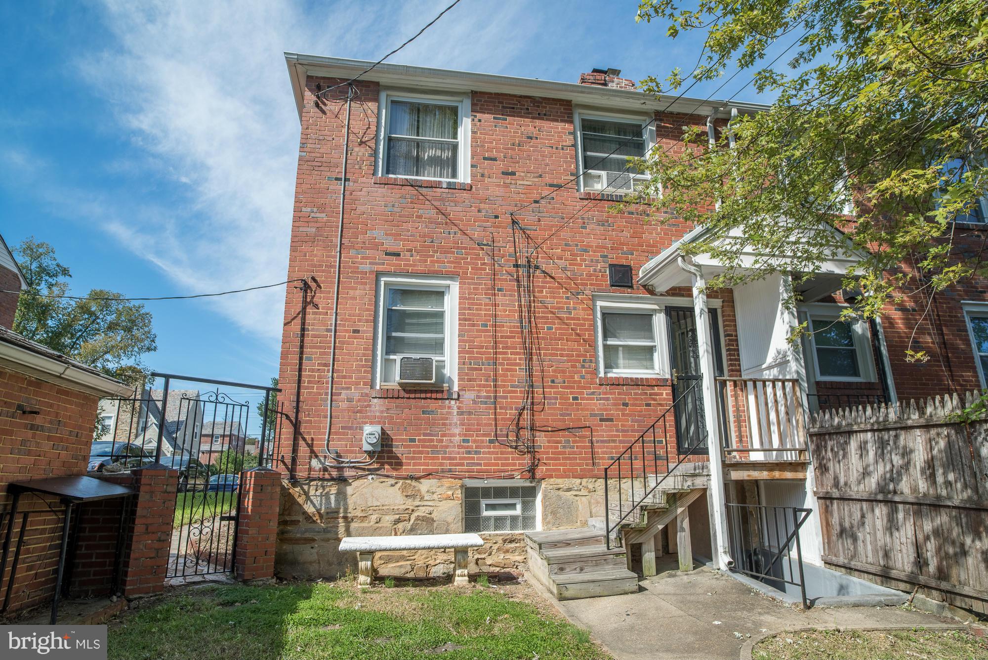 3621 Rosedale Road Baltimore, MD 21215 - Photo 3 of 29 Exterior (Rear)