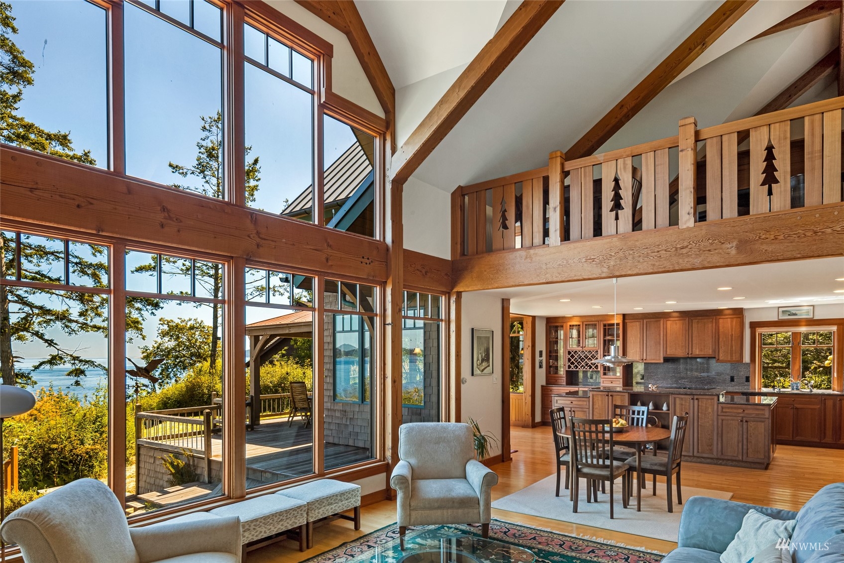 3209 Pear Point Road Friday Harbor, WA 98250 - Photo 15 of 40 a outdoor living space with patio furniture and garden view