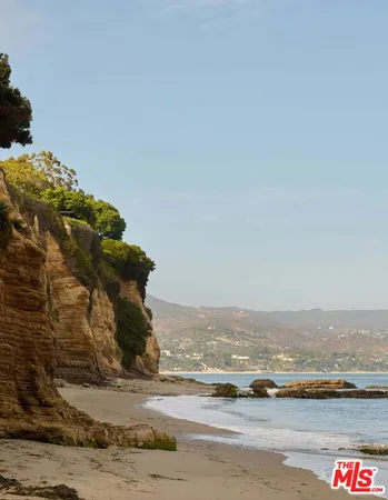 a view of beach and ocean
