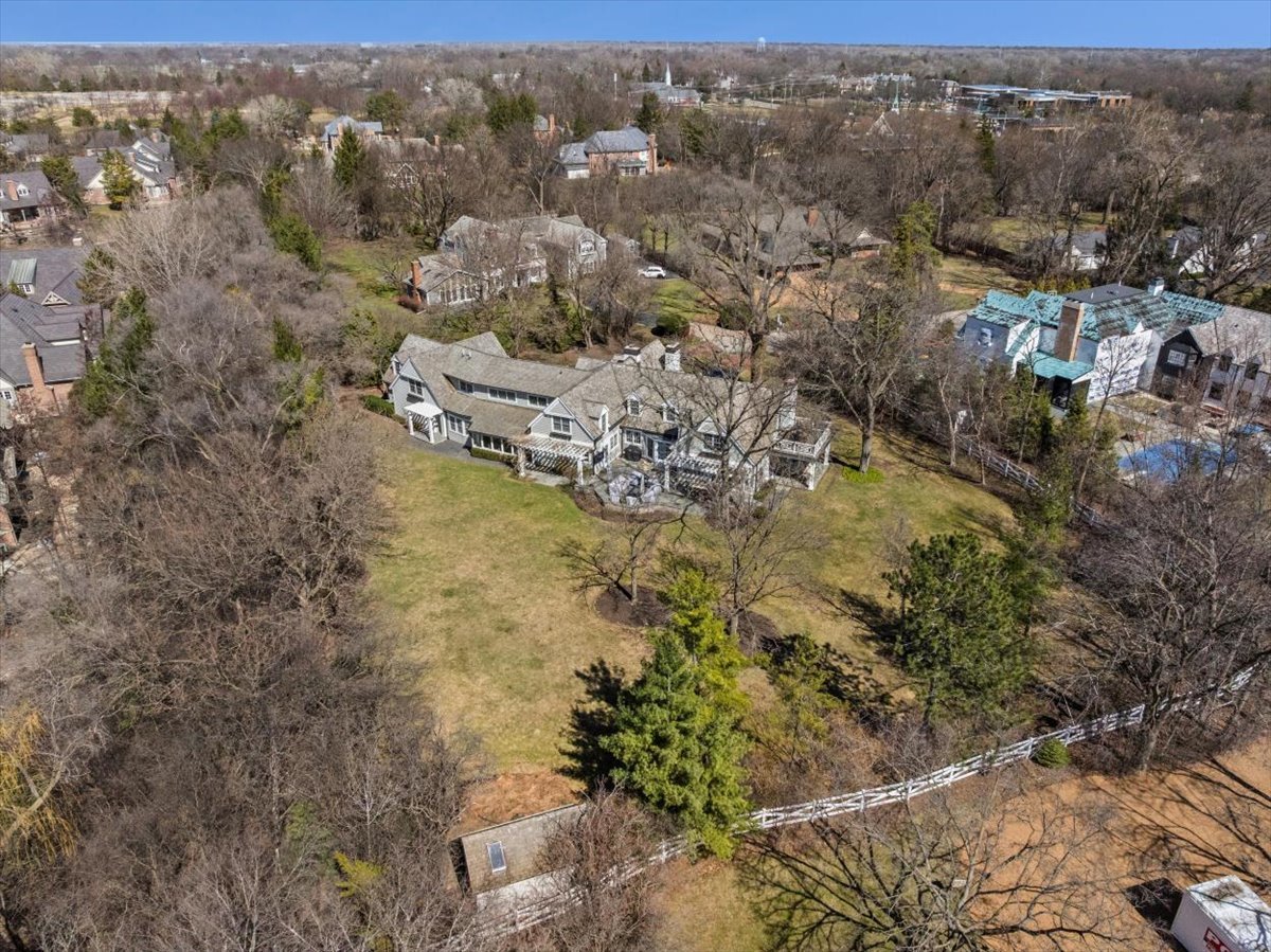 2335 Pebblefork Lane Northfield, IL 60093 - Photo 85 of 92 an aerial view of house with yard and mountain view in back