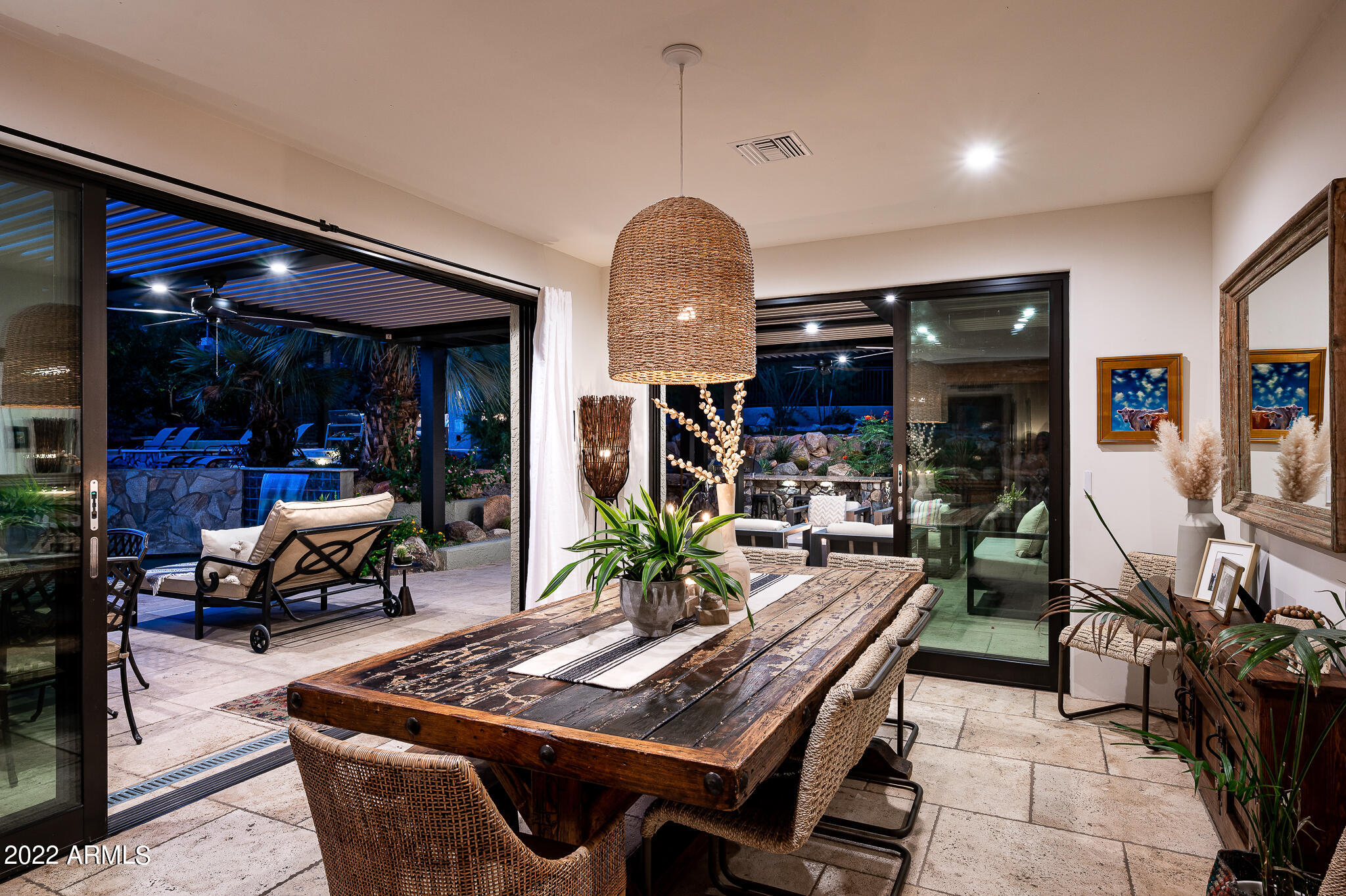 6616 East El Sendero Road Carefree, AZ 85377 - Photo 25 of 89 Evening View
