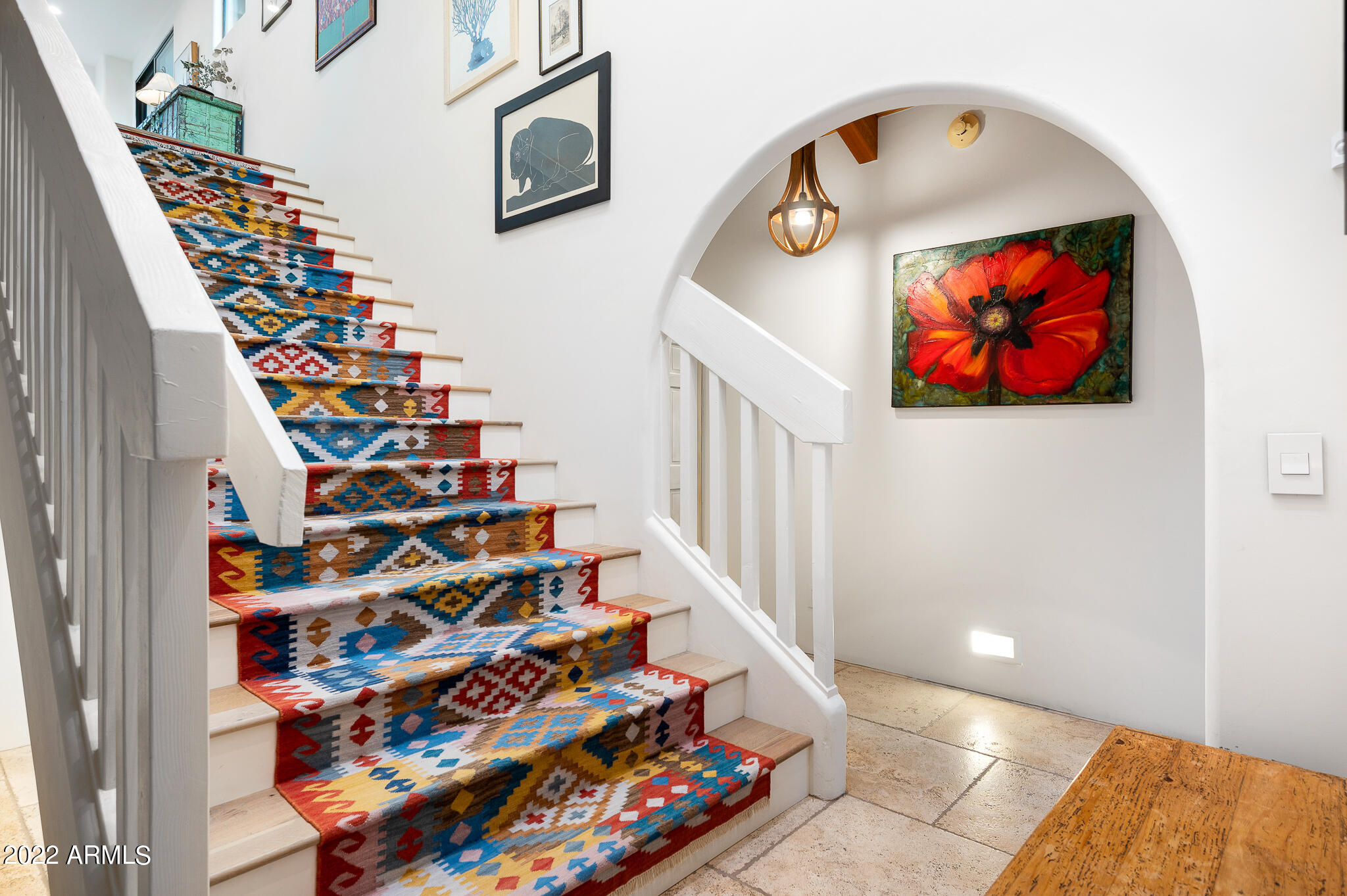 6616 East El Sendero Road Carefree, AZ 85377 - Photo 31 of 89 Staircase to Master Retreat